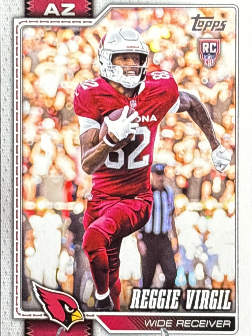 Topps Reggie Virgil Cardinals Rookie Football Card